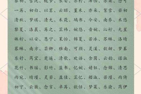2021年9月24日出生的女孩健康顺遂名字推荐姓名