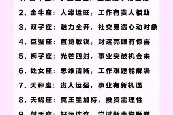 Xx星座今日运势