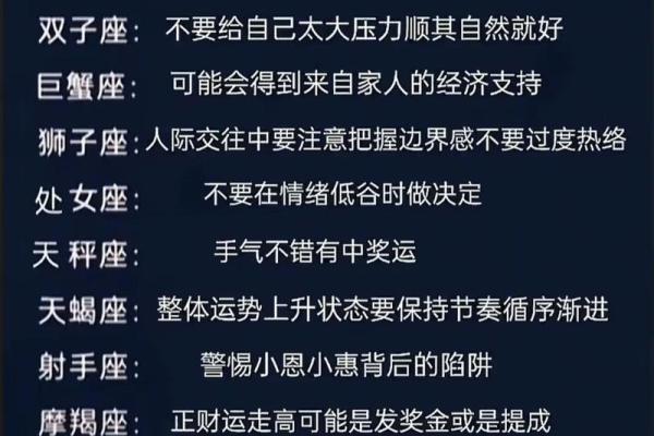 这些星座近期的运势涨势最飙