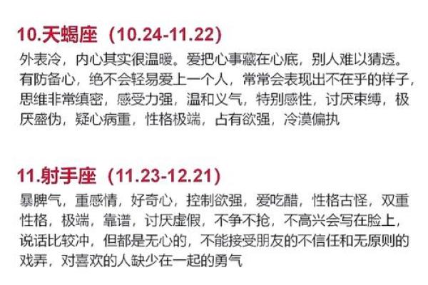 十二星座性格大揭秘，你属于哪个？